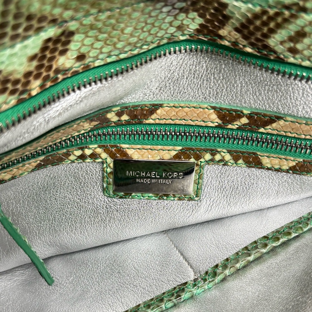 Michael Kors Collection Italy Large Skorpios Genu… - image 8